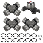 Universal Joints + Socket Yoke for Jeep Wrangler Cherokee XJ TJ (1994–2006) 211355X