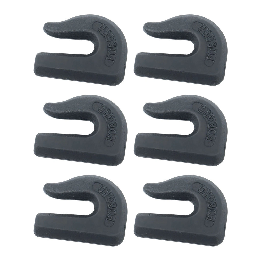 Set of 6 Weld On Grab Hooks for Heavy-Duty Applications (6600lbs Capacity)