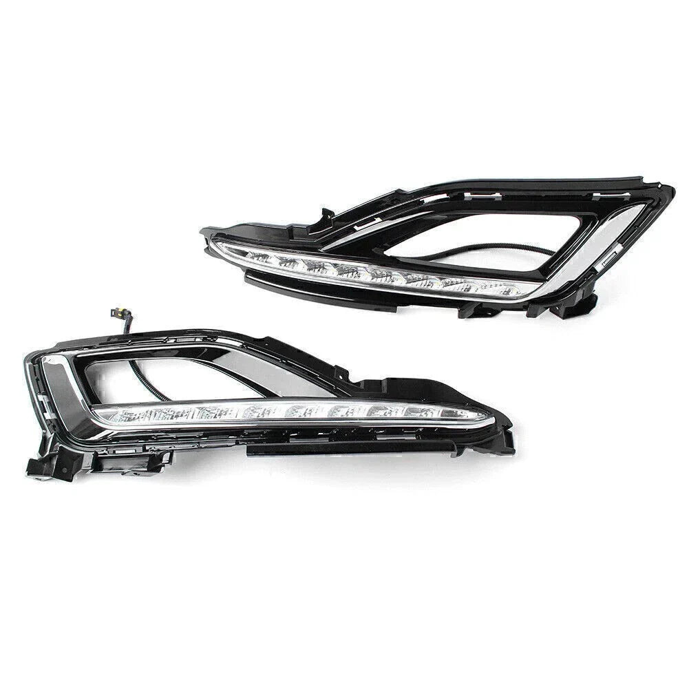1 Pair LED Fog Lamp Bezel for Hyundai Sonata (2015-2016)