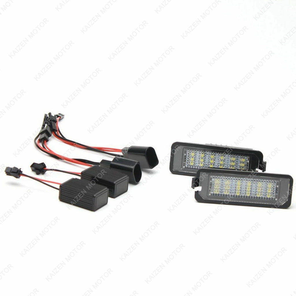 OEM White LED License Plate Light for VW Golf Passat Beetle 911 (987-996)