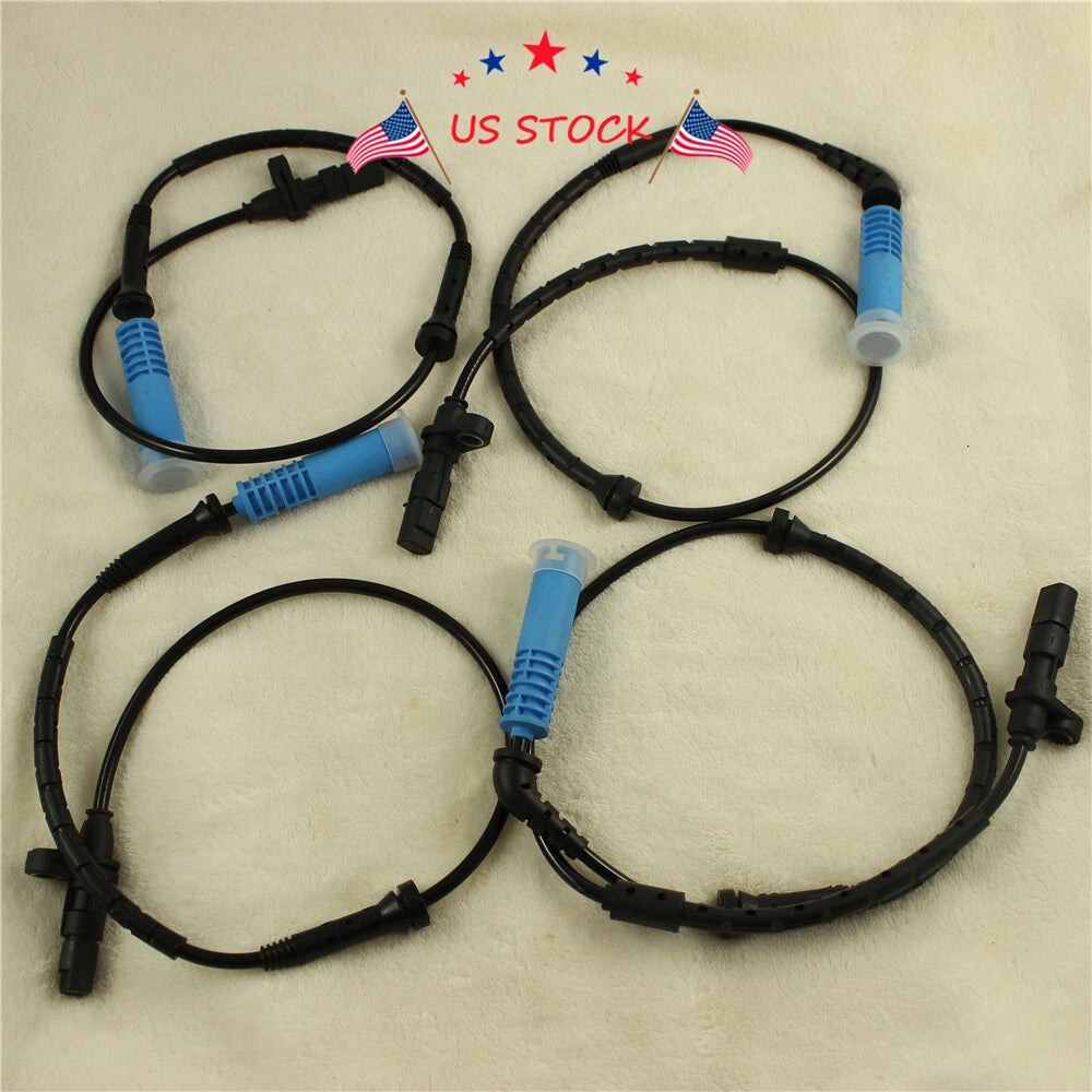 Set of 4 ABS Wheel Speed Sensors for BMW X5 (2000–2004)