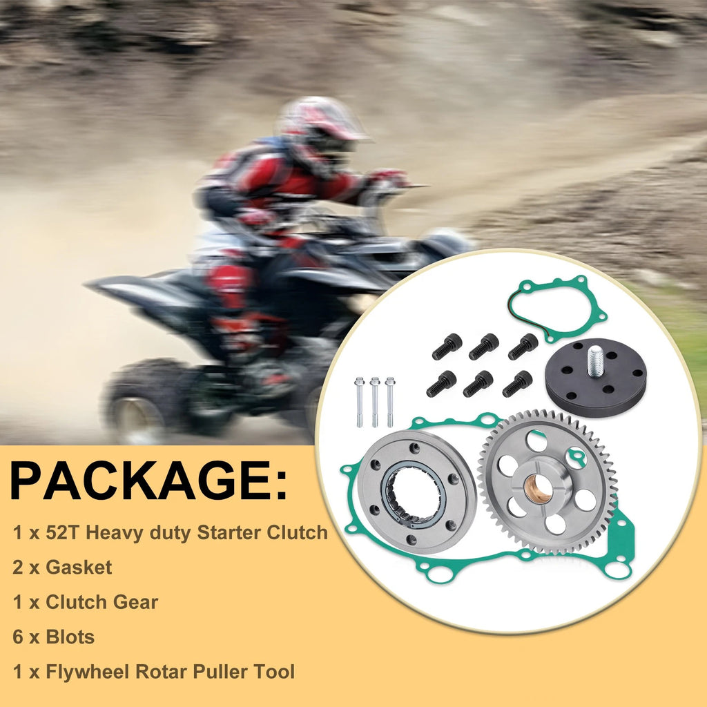 One Way Bearing Starter Clutch Kit & Puller Tool for Yamaha Raptor 660 (2004–2005)
