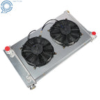 3 Row Aluminum Radiator with Shroud Fan for Chevy GMC C/K 10/20/30 (1967–1972)