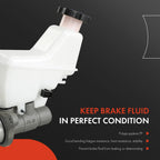Brake Master Cylinder with Reservoir & Sensor for Hyundai Sonata (2011–2019)