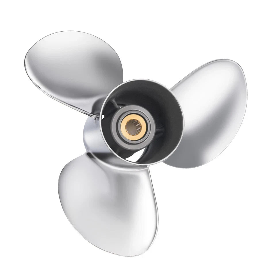 Stainless Steel Propeller for Johnson Evinrude 40-140HP (RH) (13.25 x 17)