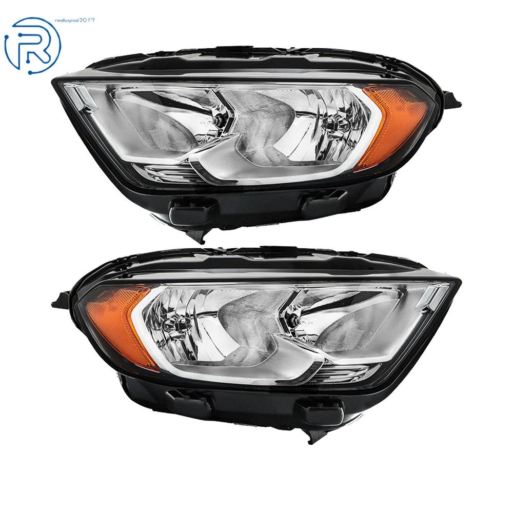 Halogen Headlight Assembly Pair for Ford EcoSport (2018–2022)