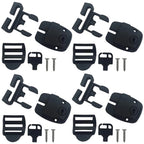 Spa Cover Lock Kit with Keys, Sliders, and Mounting Screws for