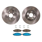 Front Brake Disc and Pad Kit for Ford Crown Victoria (2003–2011) Ceramic