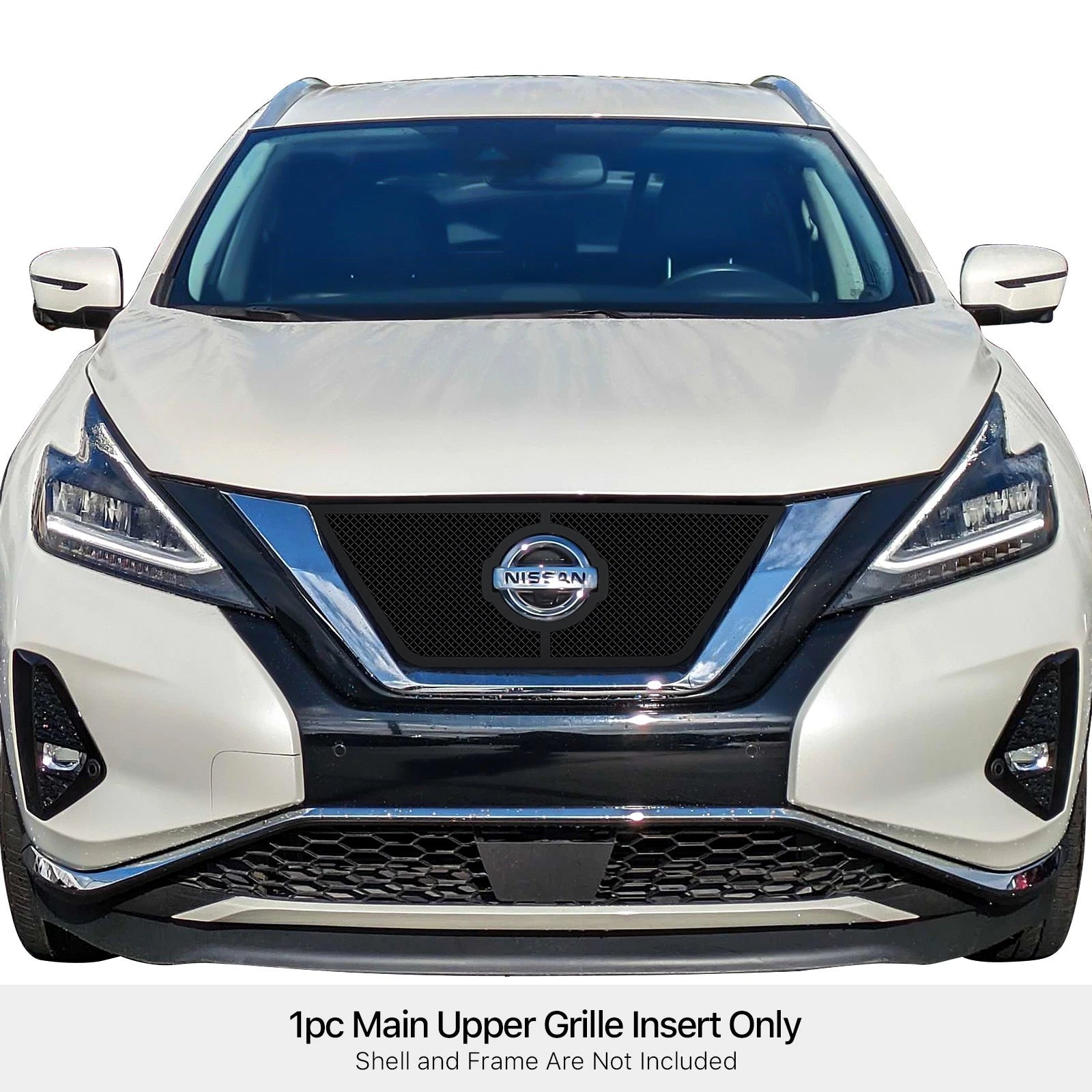 Stainless Steel Black Mesh Grille Insert for Nissan Murano (2019-2024)