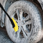 Curved Head Car Wheel Detail Brush for Wheel Hub Cleaning