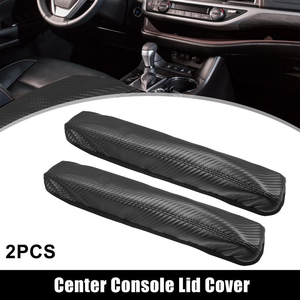 2 Pcs Armrest Lid Cover for Toyota Sienna (2021–2022) Black