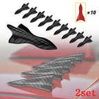 20Pcs Shark Fin Diffuser Vortex Generator for Universal Vehicles