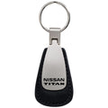 Black Leather Teardrop Keychain - Officially Licensed for Nissan Titan