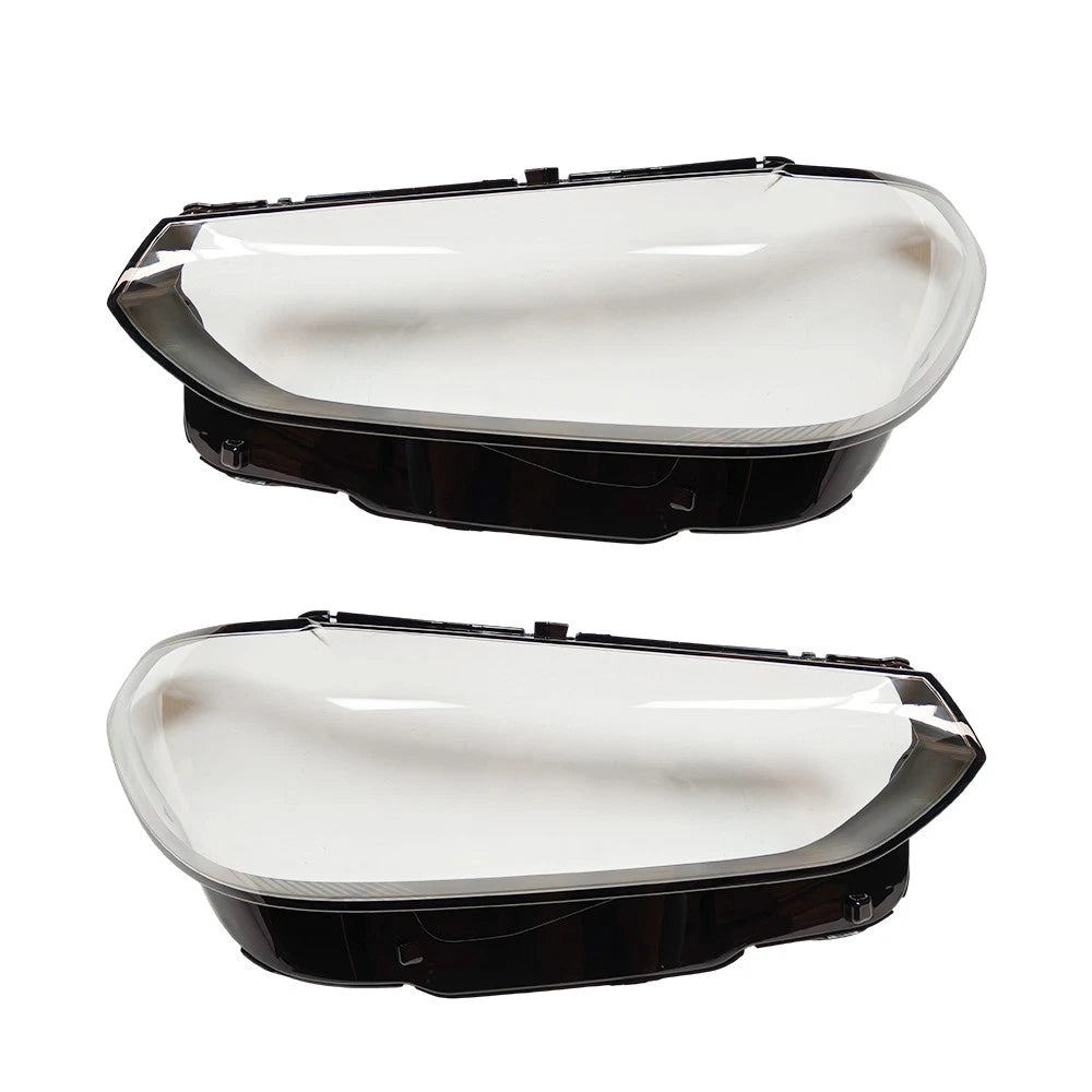 1 Pair Front Headlight Lens Clear Cover for BMW X3 X4 (2022–2024)