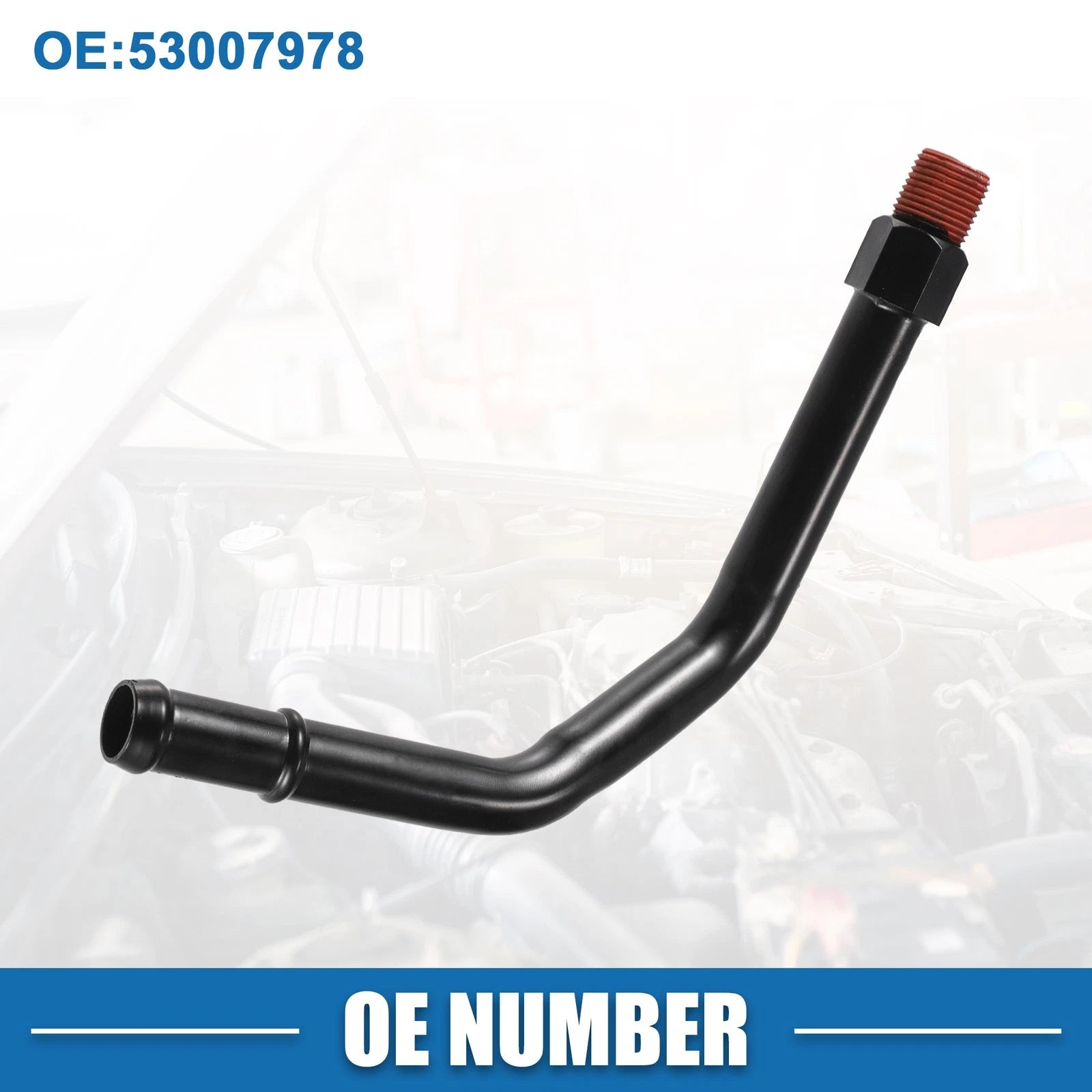 Water Pump Coolant Tube No. 53007978 for Jeep Wrangler (1991–2006) Metal