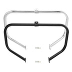 Black/Chrome Engine Guard Highway Crash Bar for Harley Road Glide (1997–2008)