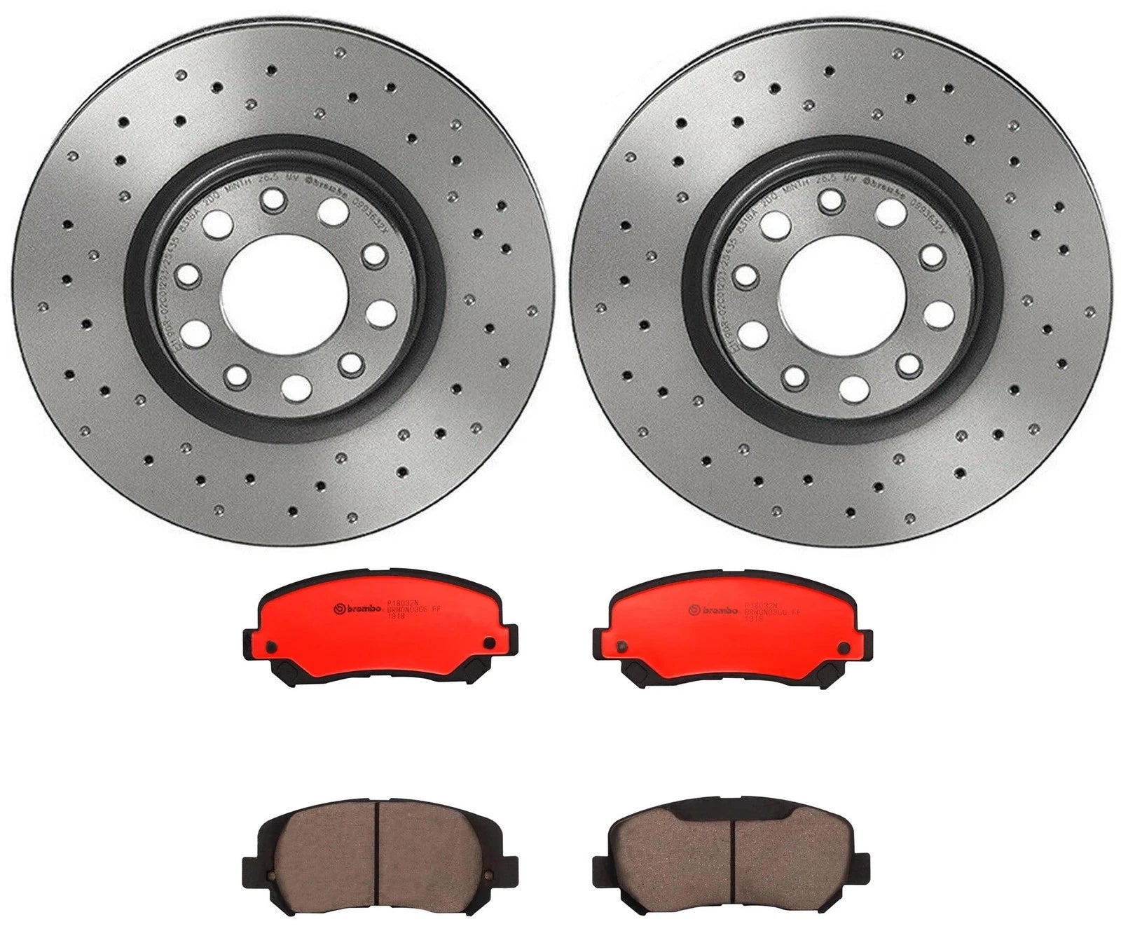 Brembo Front Brake Kit for Chrysler 200, Dodge Dart (2011–2016)