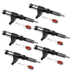6Pack Common Rail Injectors for John Deere 4045T 6068T (RE531209 DZ100212)