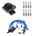 NGK Ignition Coil Wires & 8 Nickel Spark Plugs Kit for Bronco F-150 F-250