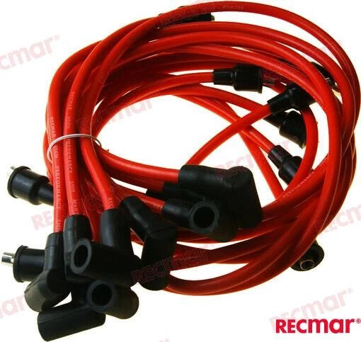Spark Plug Wire Set for OMC 503754 Volvo Penta 3857166 (V8)