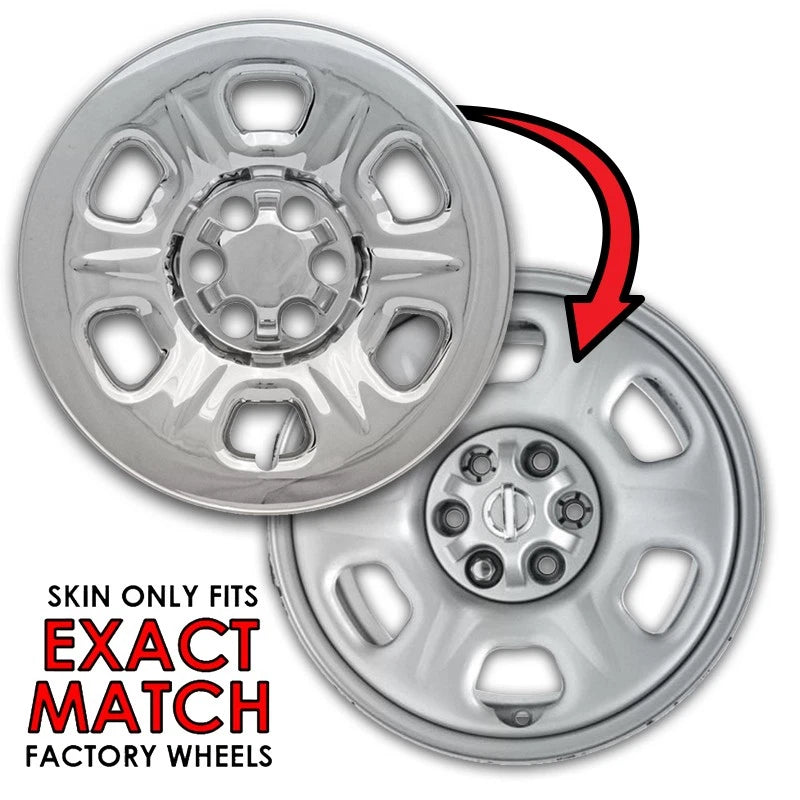 Wheel Skins 16 Inch Chrome Replacement for 2006–2014 Nissan Xterra