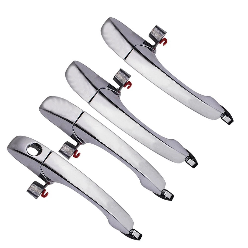 Set of 4 Chrome Exterior Door Handles for Chrysler 300 300C (2005–2010)