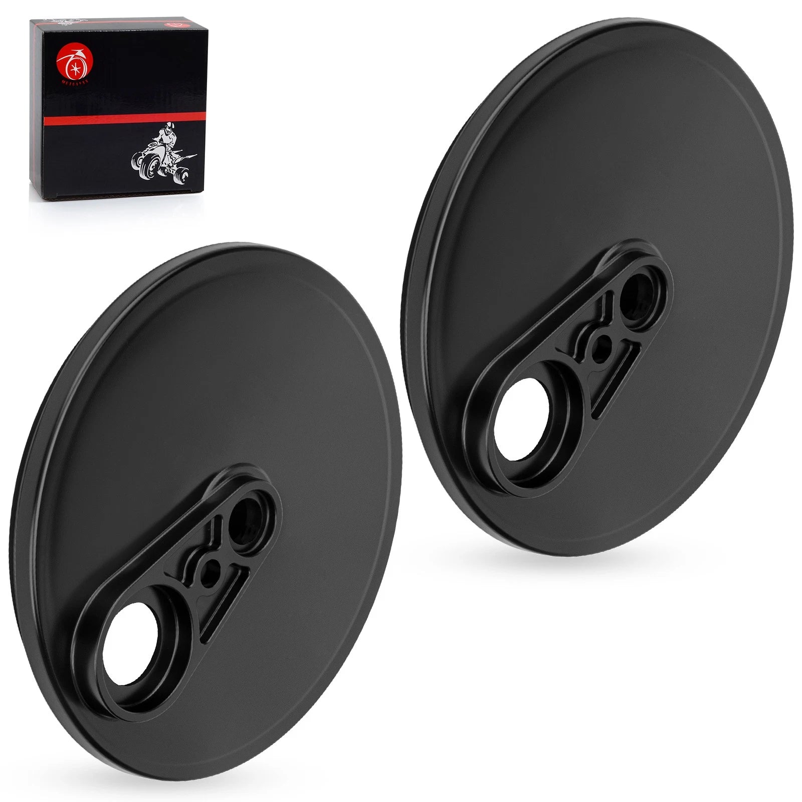 2X Rear Wheel Tire Cover for Honda Lawn Mowers (42865-VE2-800, 42866-VE2-800)