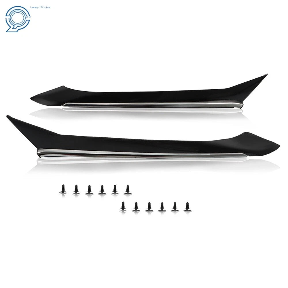 Set of 2 Rear Body Trim Pillar Moldings for Nissan Maxima (2016–2021)