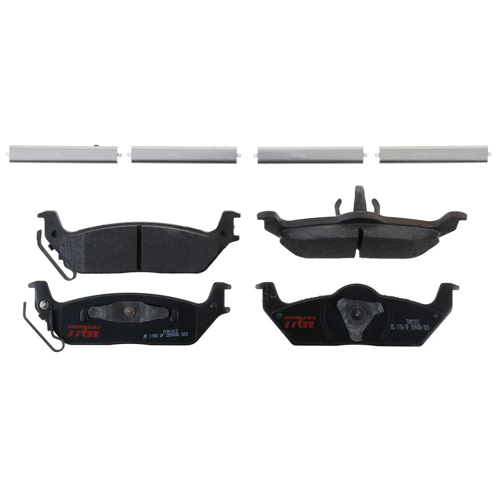 Set of 4 Disc Brake Pads for Ford F-150 (2004–2009)