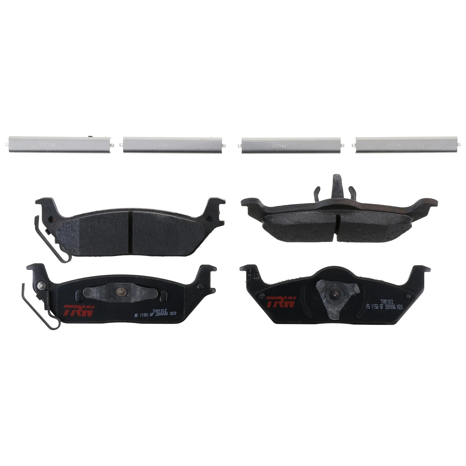 Set of 4 Disc Brake Pads for Ford F-150 (2004–2009)