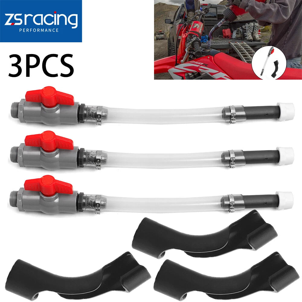 Set of 3 Fuel Jug Hose Benders for Racing Fuel Jugs
