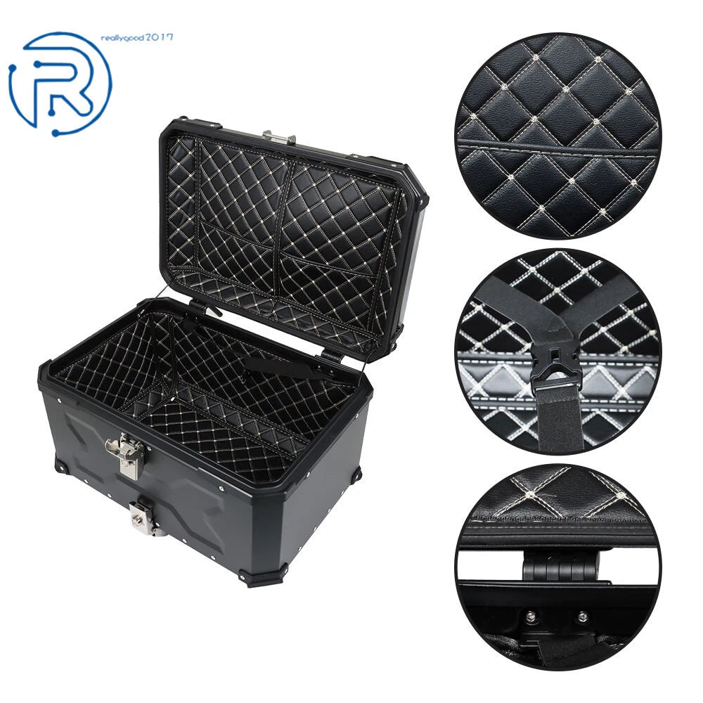 65L Waterproof Motorcycle Luggage Tail Box for Scooter