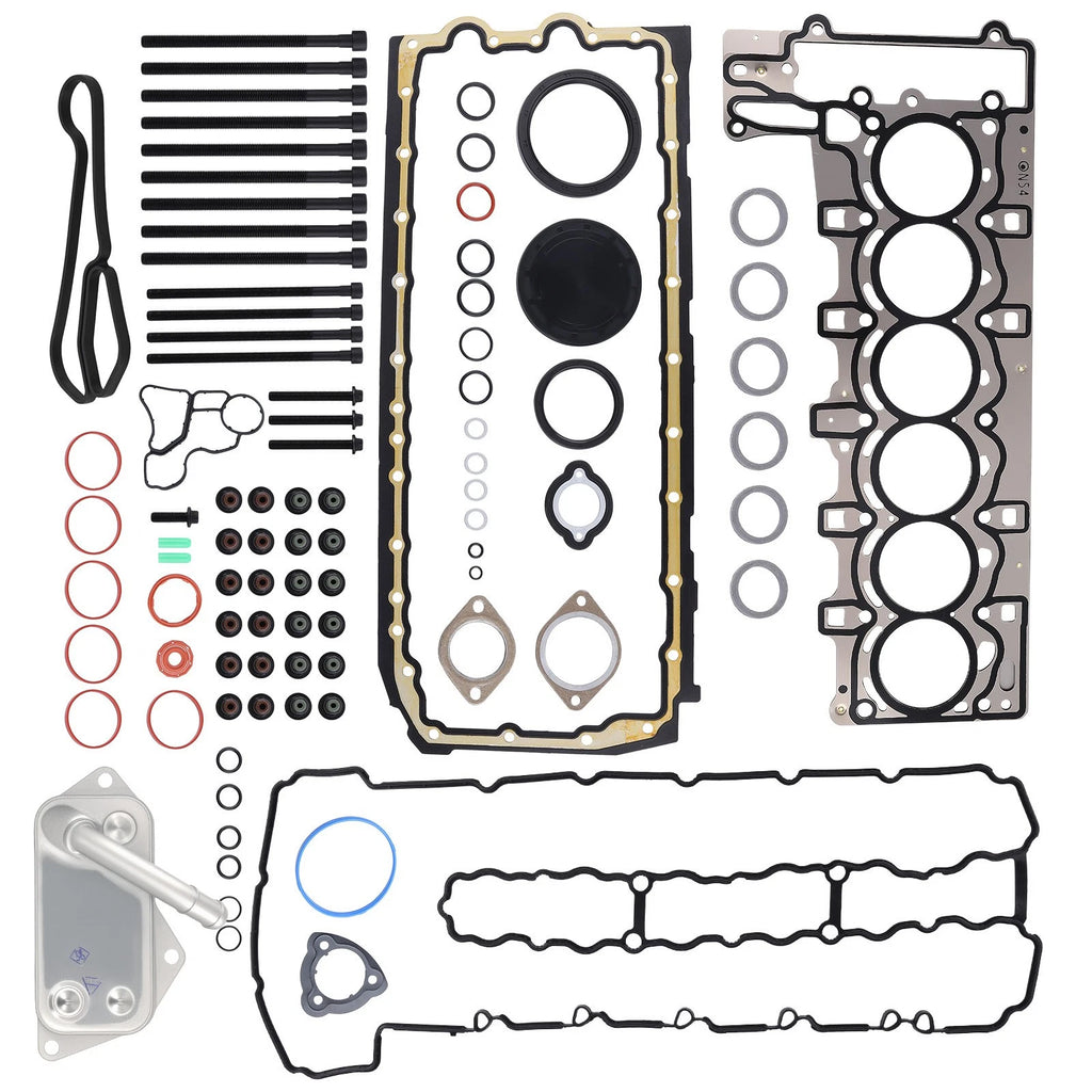 High Temp Oil Cooler & MLS Gasket Kit for BMW 128i (2008–2013)