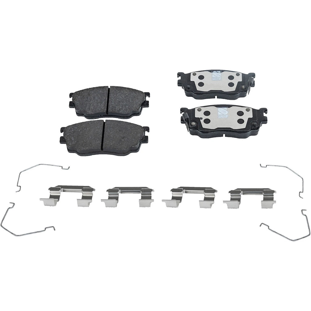 Brake Disc and Pad Kit for Mazda 626, Protege (1998–2003)