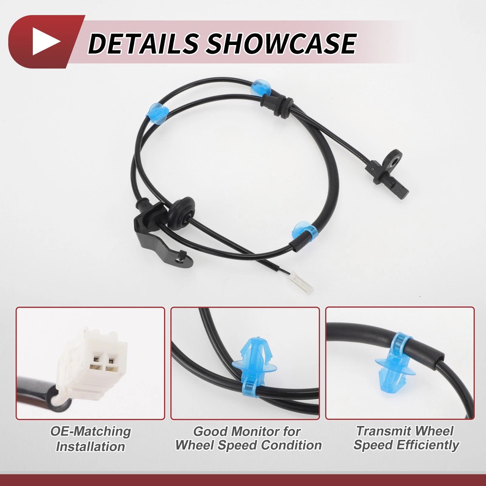 ABS Wheel Speed Sensor for Honda Fit (2012–2014) Rear Right No. 57470TF0003