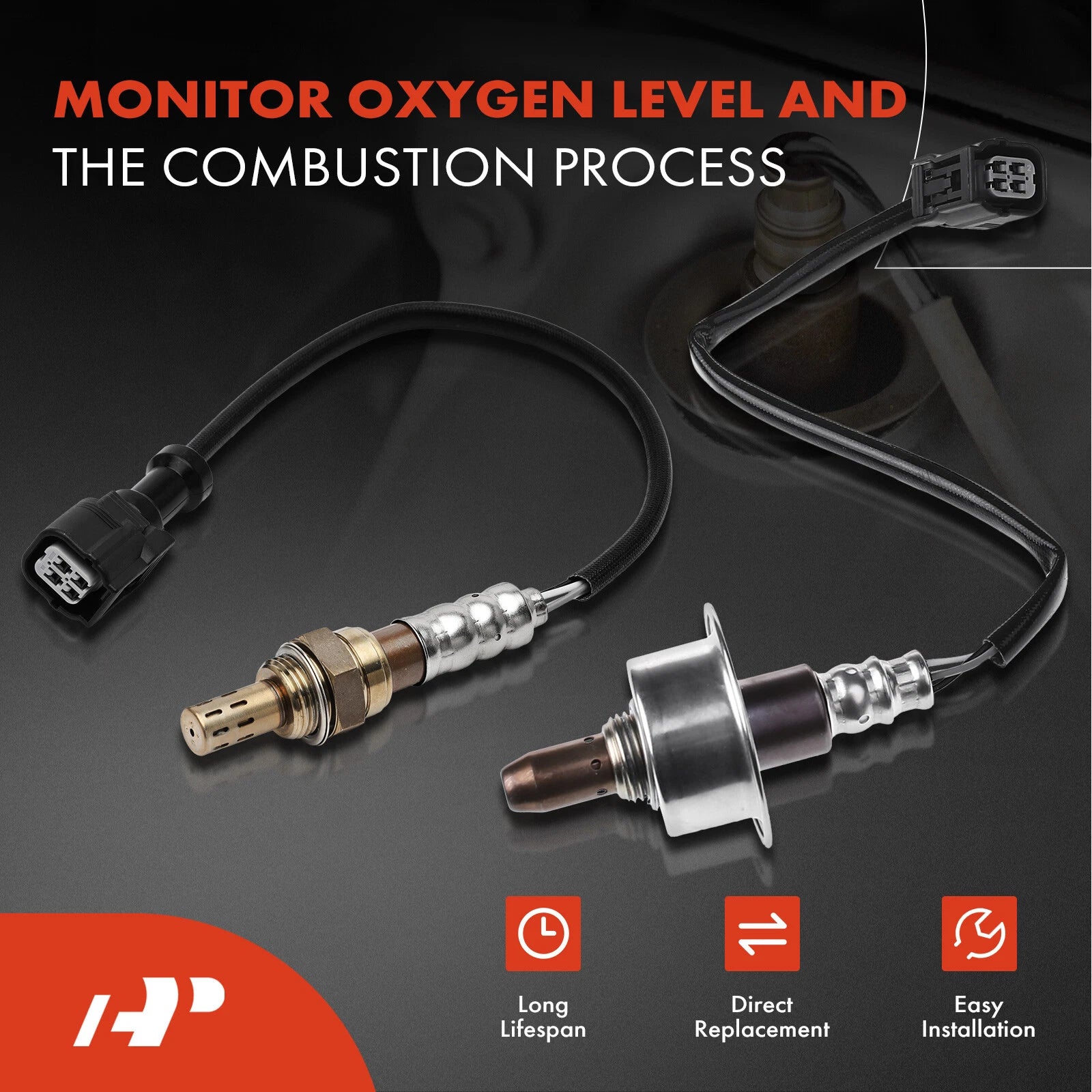 2X O2 Oxygen Sensor for Honda Civic Accord HR-V