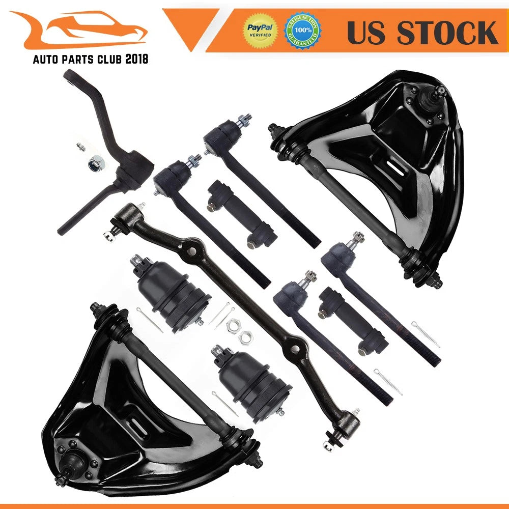 Set of 12 Front Upper Control Arms with Ball Joints for Chevrolet S10 (1996–2003)
