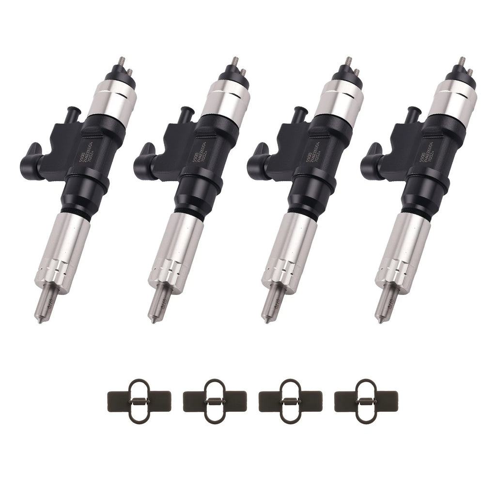 4X Diesel Engine Injector Kit for Isuzu 4HL1 6HL1 (095000-5502)