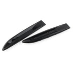 Black Front Side Fender Air Vent Grille Trim for Jaguar XE F-Pace (2015-2023)