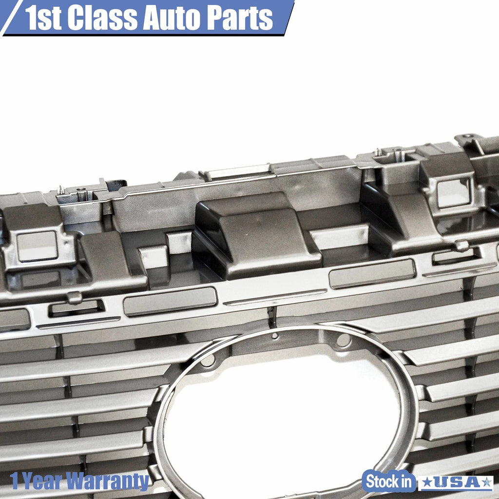Set of 2 Silver Grilles for Lexus ES350 ES300h (2013–2015)