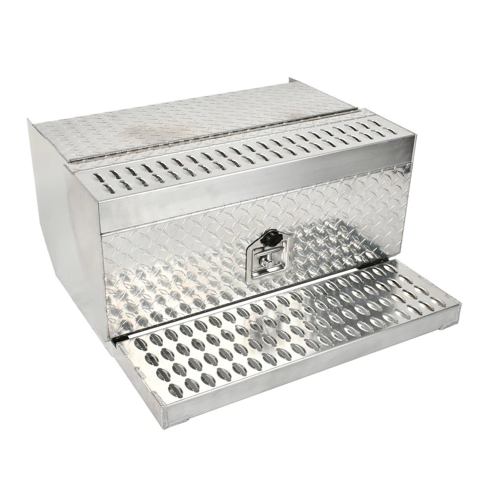 Aluminum Diamond Plate Tool Box for Peterbilt 378 379 389 (31"x30"x15")