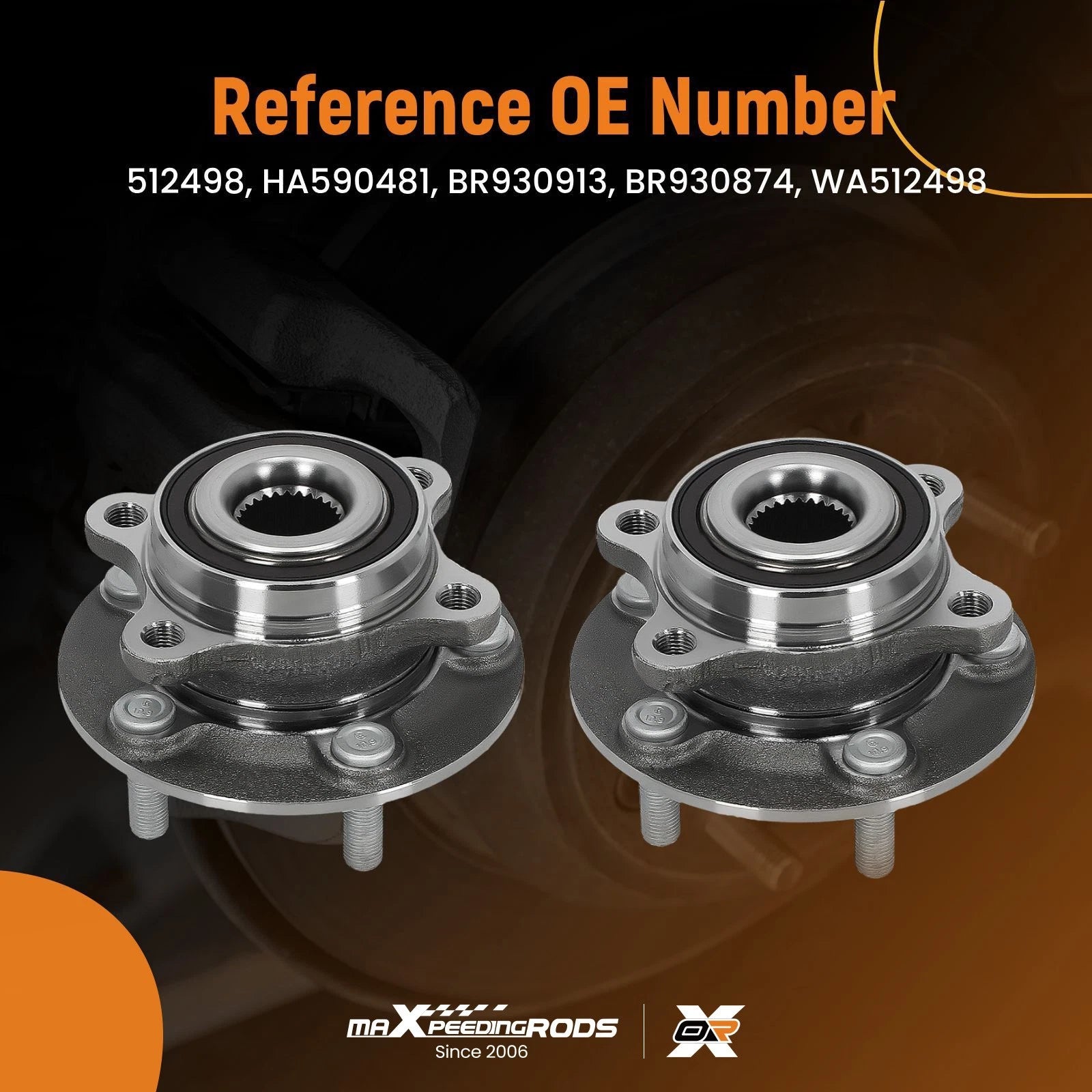 Rear Wheel Hub Bearing for Ford Fusion (2013-2016) AWD