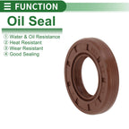 Oil Seal FKM Rubber 22x40x7mm for Various Models (5 Pcs)
