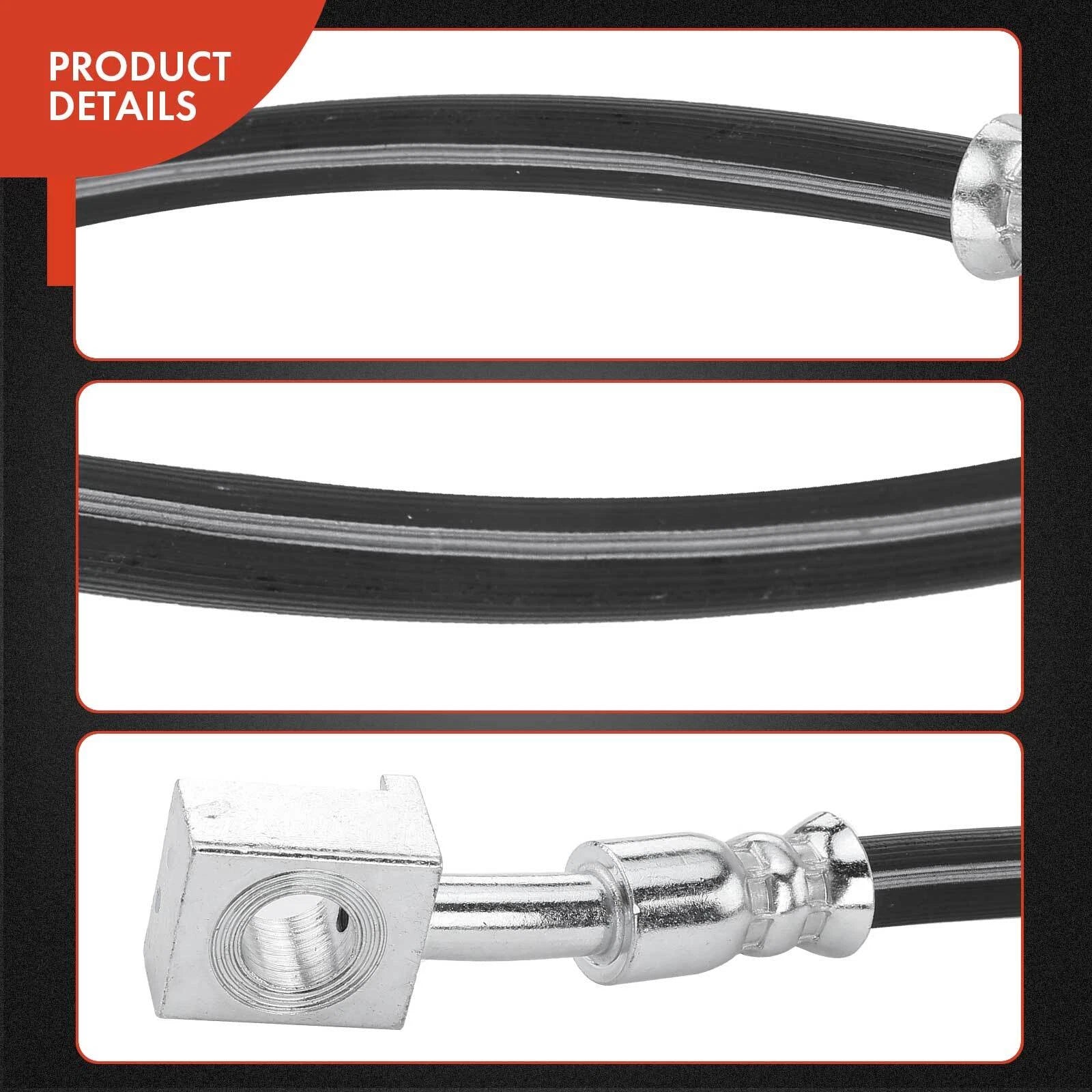 Rear Outer Brake Hydraulic Hose for Chevy Silverado 1500 GMC Sierra (2007–2018)