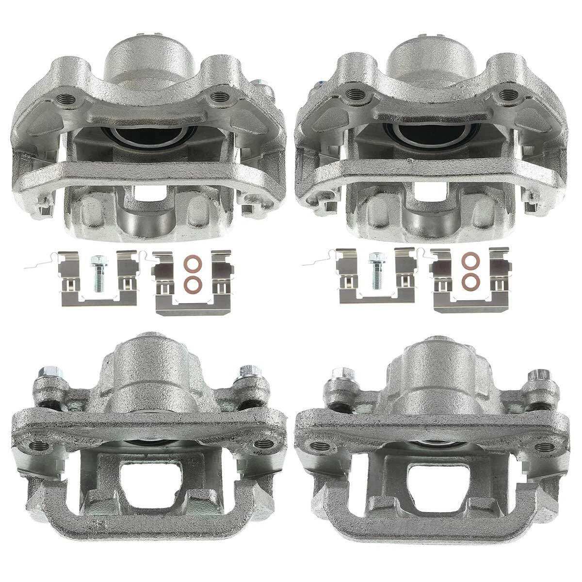 Set of 4 Brake Calipers with Bracket for Nissan Altima (2002–2006)