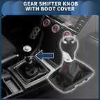 6 Speed Gear Shifter Knob with Cover for Audi A4 (2007–2008)