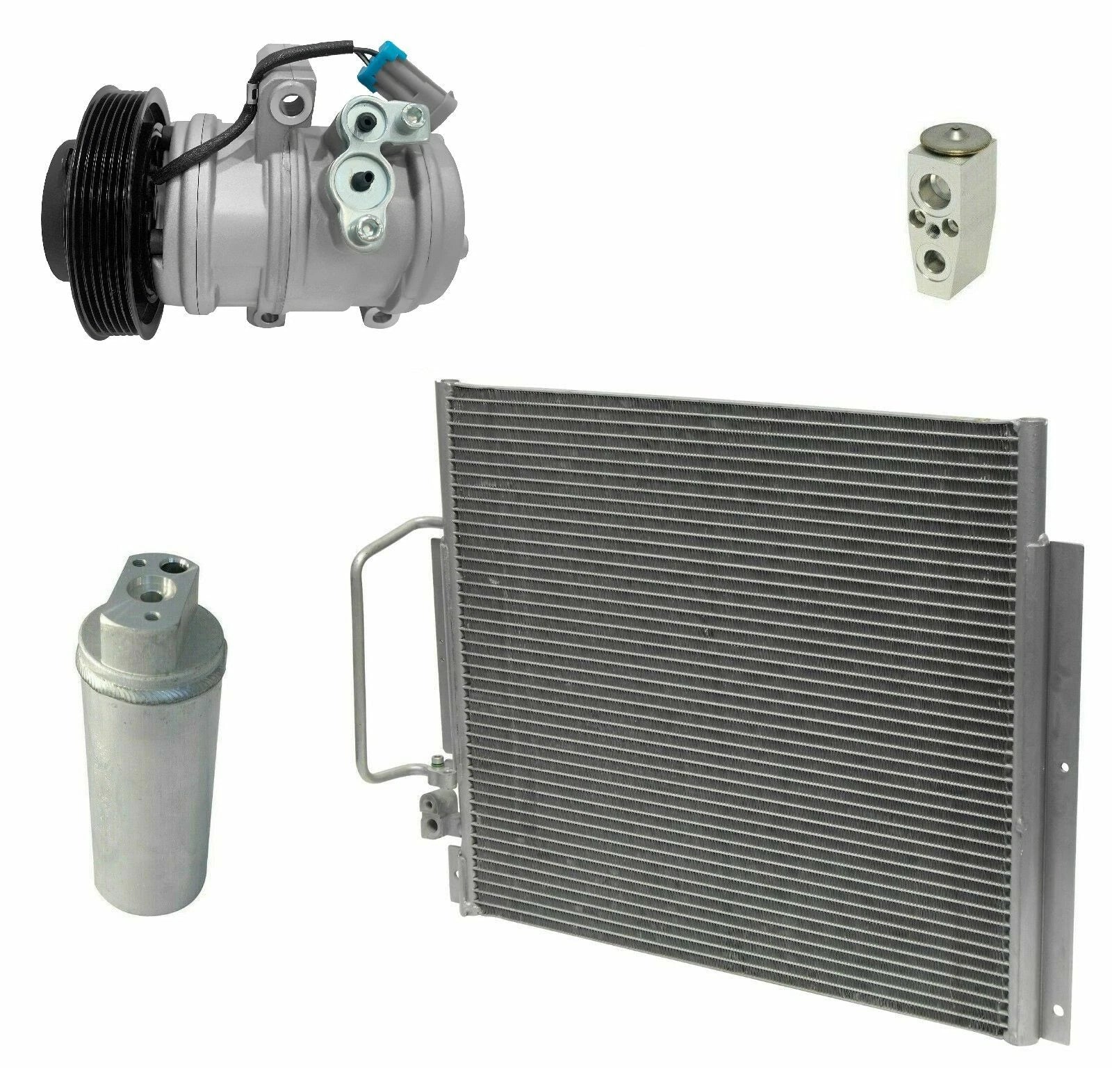 AC Compressor Kit With Condenser for Isuzu i-290 2.9L (2007–2007)