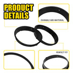 2X Front Headlight Trim Covers for Jeep Wrangler TJ (1997–2006)