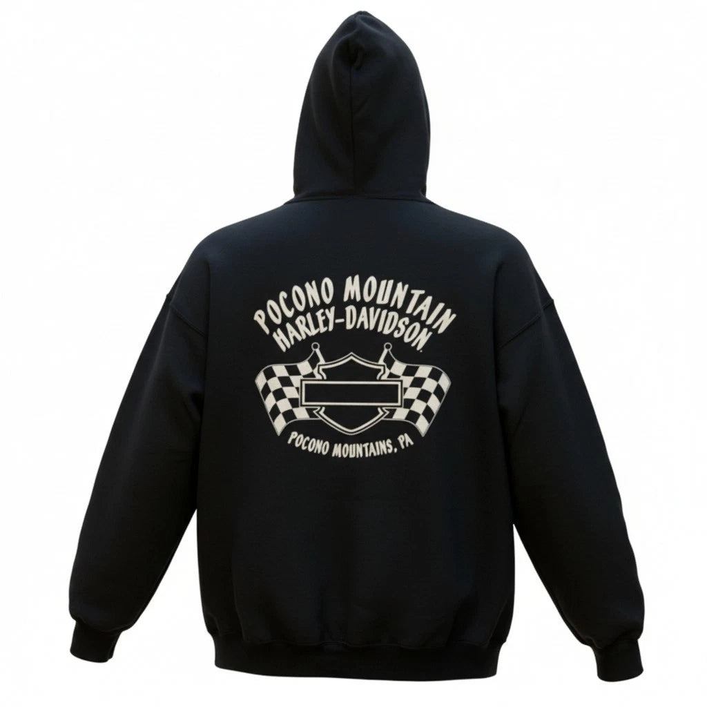 3XL Harley-Davidson Hoodie for Motorcycle (HD Pocono)
