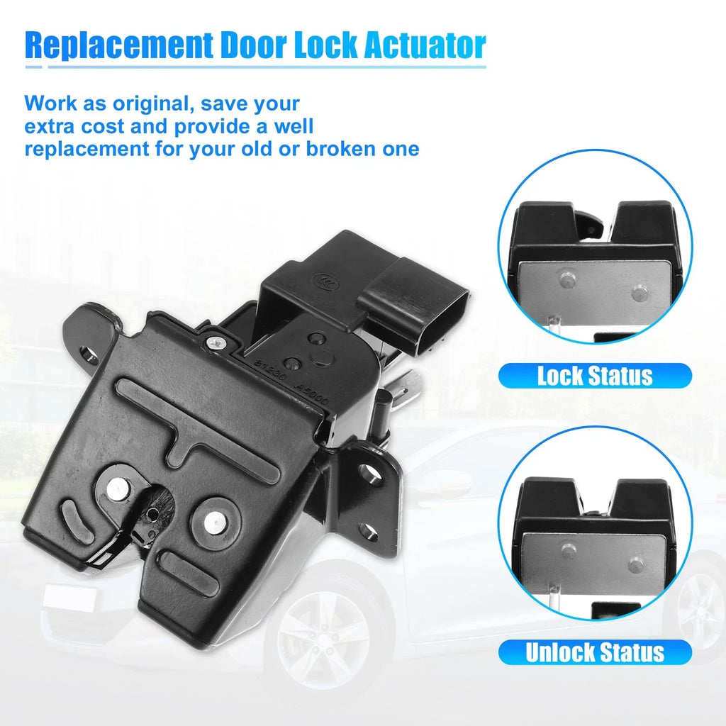 Rear Tailgate Lid Lock Actuator for Hyundai Elantra GT (2013–2017)